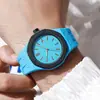Reloj Octogonal de Cuarzo Co-branded Color Bloque Dopamina Correa de Silicona Moda Unisex para Muñeca Modelo Trendy de Lujo Ligero