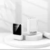 Power bank de 10000mAh com quatro cabos embutidos, carregador portátil mini compacto com luz LED, atacado transfronteiriço Amazon