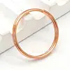 8/10/15/20 mm Anillo de Metal Redondo de Hierro Accesorios para Llavero Agujero Etiqueta para Llavero Accesorios Colgantes para Llavero