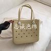 Bolsa de Playa Eva Spot Bolsa de Agujeros Eva Gran Capacidad Bolsa de Cosméticos de Viaje Bolsa para Mascotas Eva Bolsa de Media Luna Cesta de Compras