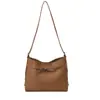 Bolsa Feminina Texturizada Estilo Coreano 2025 Nova Bolsa de Moda Feminina Estilo Urbano Simples Bolsa Tiracolo de Grande Capacidade Bolsa de Ombro/Axila