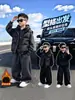 Conjunto de Chaleco de Felpa Plus para Niños Invierno 2026 Nuevo Conjunto de Tres Piezas Grueso Estilo Otoño/Invierno Guapo para Niños Medianos y Mayores Moderno
