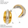 Pendientes de Acero Inoxidable con Bloques de Color Corazón Estrella de Mar Geométricos Transfronterizos para Mujer, Joyería Versátil de Acero de Titanio de Gama Alta Europea y Americana al por Mayor