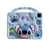Funda para Tableta Ipadpro9.7 Air2 Funda de Dibujos Animados Ipad56 Funda Protectora de Silicona 2018 Stitch Ranura Portátil para Bolígrafo