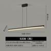 Novo lustre de restaurante moderno simples de alto nível Lâmpadas Zhongshan Daquan mesa de jantar bar minimalista lâmpada de refeitório de uma palavra