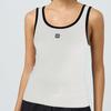 2024 Novo Verão e Outono Transfronteiriço Bordado de Linha Geométrica Slim-fit Slim High Street Gola Careca Suéter Colete Feminino