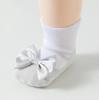 Calcetines Antideslizantes para Bebé con Lazo Zapatos de Ballet Falsos para Niños Calcetines de Algodón para el Suelo de Bebé Princesa Española