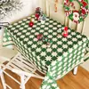 Toalha de Mesa de Ano Novo Vermelha Festiva Toalha de Mesa de Natal Toalha de Mesa Atmosfera Toalha de Mesa de Jantar Par de Tecidos Estilo Natalino Tecido Decorativo