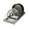 Estante Retráctil para Ollas Transfronterizo Estante de Almacenamiento para Ollas de Cocina Estante Retráctil para Tapas de Ollas Suministros de Cocina Hogar