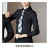 Atacado de fábrica bordado de logo em camisa macacão de manga comprida vestido de negócios vestido de primavera homens e mulheres com camisa branca homens