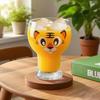 Fabricante em estoque animal cerveja artesanal copo chá de leite sorvete Raposa Coroa urso tigre Panda mojito Copo
