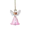 Pingente de Decoração de Árvore de Natal Sino de Vento para Pátio Pingente para Jardim Externo Pingente de Cristal Suprimento Transfronteiriço Pinha de Vidro