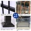 Barandilla de Acero Galvanizado para Escuelas y Villas, Valla de Hierro Forjado Engrosada, Venta Directa de Fábrica, Valla Protectora de Aislamiento de Seguridad para Áreas Residenciales, Acero Galvanizado