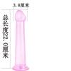 Sugador anal masculino plug anal posterior liso sem linhas feminino transparente cristal simulação pênis pênis esguio