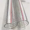 Mangueira de Água Macia de Aço e PVC para Venda por Atacado Tubo de Sucção e Drenagem para Bomba de Água Múltiplos Modelos Mangueira Transparente com Fio de Aço