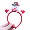Diadema Decorativa Navideña Papá Noel Muñeco de Nieve con Diadema Iluminada Diadema Decoración Fiesta Navideña Regalo Pequeño