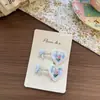 Pinza para el pelo de encaje con forma de corazón dulce y tulipán con lazo Niños y Niñas Pinza Bb Pinza Linda para Niña Lateral