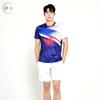 Traje de bádminton transpirable de secado rápido para hombre y mujer, camiseta de manga corta de verano con estampado, ropa de tenis de mesa, camisa de voleibol, falda, pantalones