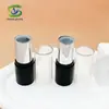 Tubo de Lipstick de Plástico Shanyi Tubo Vacío de Aspecto Elevado 3g Boca Redonda Plana Tubo de Lipstick Galvanizado Material de Empaque Cosmético