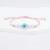 Pulsera de Joyería Moda Europea y Americana Transfronteriza Rosa Dulce Flor de Cerezo con Flores Secas y Narcisos, Cuentas de Grietas de Hielo Jingdezhen, Edición Especial