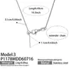 Collar Colgante Misterioso y Lujoso con Circonitas Incrustadas y 26 Letras Inglesas, Acero Inoxidable Chapado en Oro de 18k, Collar de Joyería para Mujer