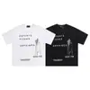 25Fw Erd Melancólico Rico Segunda Generación Nicho Marca de Moda Verano Americano Algodón Puro Holgado Camiseta de Manga Corta para Hombre Pareja