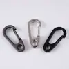 Liga de Zinco Fivela de Mola Mini Simples Gadget de Camping Mosquetão Rápido Porta-Chaves Argola de Chave