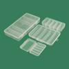 Caja de rejilla para piezas de hardware de múltiples rejillas con tapa, caja de plástico de rejilla fija, caja de herramientas de joyería de cebo Luya, caja de almacenamiento de aparejos de pesca