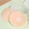 Sutiã adesivo de casamento transfronteiriço para mulheres com bustos pequenos, protetores de mamilo adesivos invisíveis anti-mostrando, almofadas de silicone finas para elevação do busto