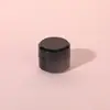 Novos potes de creme de PP para atacado, materiais de embalagem cosmética e para cuidados com a pele de múltiplas especificações, frascos de creme angulados de camada dupla em preto e branco