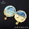 Imanes para Refrigerador de Metal Personalizados con Esmalte de Aleación de Zinc Colgantes Pequeños Personalizados Tendencia Nacional Escolar Anime Creativo Regalos de Negocio