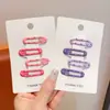 Pinzas para el pelo de colores dopamina estilo coreano para niñas, lindos y versátiles accesorios pequeños para el cabello que no dañan el cabello, adecuados para flequillos laterales de bebé