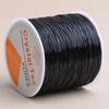 Direto da fábrica redondo transparente 0,8 mm fio de seda de peixe de cristal linha elástica diy cordão de mão brincar de miçangas linha elástica atacado