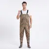 Macacão impermeável, conjunto de chuva de meio corpo, calça de chuva com botas de chuva, calça de pesca de couro, conjunto de pesca masculino de corpo inteiro, design espessado para pesca em reservatório
