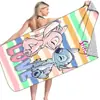 Toalla de Playa para Niños Stitch, Toalla de Baño, Material de Microfibra Absorbente, Secado Rápido y Resistente a la Arena, Estilo Popular de Exportación Transfronteriza