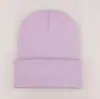 Chapéu de outono e inverno placa leve cor sólida chapéu de lã feminino moda coreana proteção de ouvido quente chapéu de tricô chapéu de esqui fábrica atacado