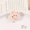 Bricolaje Dibujos Animados Animales Lindos Pegamento de Crema de Pan Pegatinas para Funda de Teléfono Pegatinas para Refrigerador Pinzas para el Cabello Accesorios para el Cabello Hecho a Mano