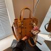 Bolso de Cubo de Diseño Nicho 2025 Primavera Nuevo Bolso de Hombro Simple Portátil Moda Casual para Viajes Bolso Cruzado