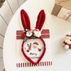 Diadema Navideña de Oso Lindo Tocado Lazo Rojo Atmósfera Femenina Vestido Festivo Foto Cos Accesorios para el Cabello