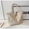 Bolso de cubo portátil informal, otoño e invierno 2024, nuevo, sencillo, de gran capacidad, para mujer, bolso de hombro, bolso grande, bolso de mujer