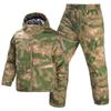 Conjunto Tático de Algodão Hanye Red Flame Refletivo de Calor para Homens e Mulheres Inverno Exterior Camuflado Quente Corta-vento Fã Militar Roupa de Algodão para Campo de Batalha