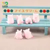 Cerdo Trepador Lindo Pintura Escarchada Juguete de Escritorio DIY Adorno de Coche Colgante Llavero Decoración de Bolsa Sorpresa Accesorios
