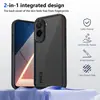 Adecuado para Redmi Note15 14 A5 Tacto de Piel Negro Transparente Funda para Teléfono Móvil Poco F7 Pro M7 Cubierta Protectora Mate