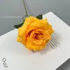 Flor Artificial Flor Única Rosa Diamante Atacado Arranjo de Flores Romântico para Casamento Decoração de Parede de Flores Arranjo de Flores Dia dos Namorados Flor Artificial