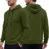 Sudadera con capucha y cordón para hombre de Amazon transfronterizo, textura de cuadros pequeños, sudadera con capucha casual de manga larga, top deportivo