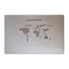 Mapa del Mundo Fotográfico Pared de Fotos Decoración de Pared de Viajes Registro Creativo Ins Tablero Decorativo Pegatina de Pared de Fondo Tablero de Fieltro sin Taladro