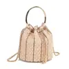 Bolso de Mano de Lujo Ligero Estilo Nuevo para Mujer, Bolso Cubo, Bolso Cruzado de Cadena de Alta Gama Versátil, Bolso de Noche para Mujer