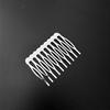 Atacado Guangdong 10-tooth pente de cabelo galvanizado ouro prata ferro dente pente adequado para produção DIY