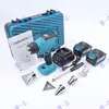 Pistola de aire caliente inalámbrica multifuncional de batería de litio transfronteriza, pistola de aire caliente inalámbrica pequeña para reparación, pistola de soldadura de plástico, recargable para película retráctil