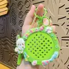 Desenho Animado Sanrio Bola de Aço Magnética Descompressora Quadro de Desenho Criativo Chaveiro Brinquedo Infantil Pingente de Mochila Fofo